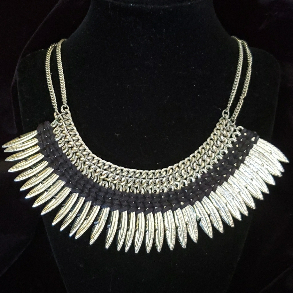 Feather necklace